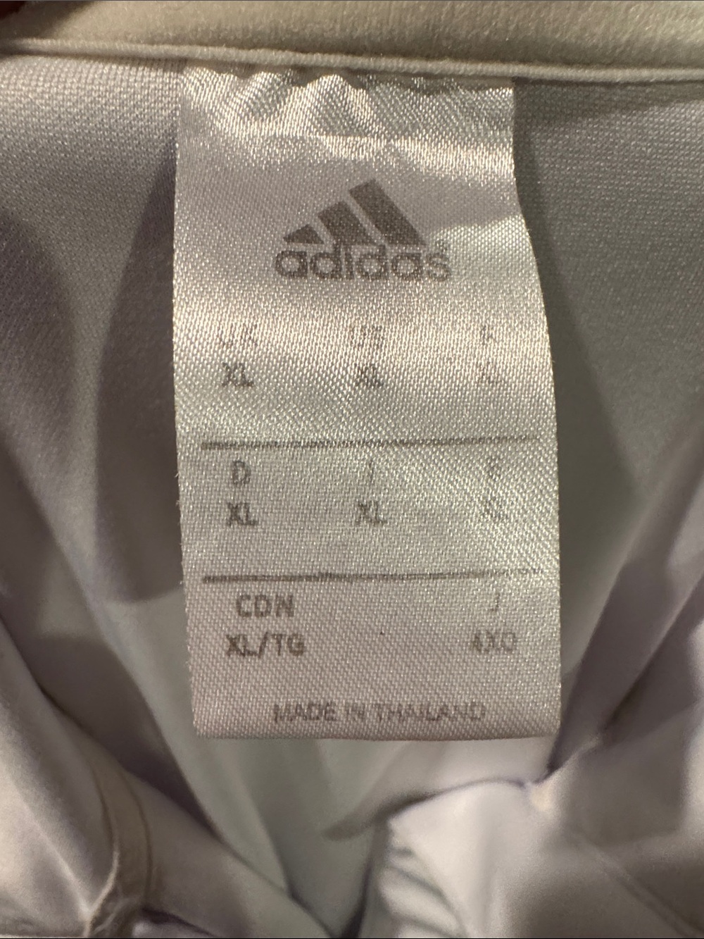 adidas White AFA Argentina Training Quarter-Zip Pullover - Picture 2 of 3